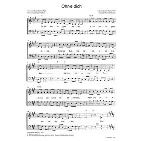 Produktbild des Artikels Ohne dich (Noten - Download)
