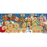 Stimmungsbild zu Adventskalender-Tasse "Weihnachtsmarkt" bunt