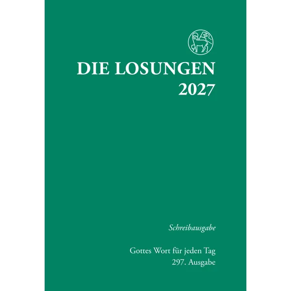 Produktbild des Artikels Losungen 2027 grün, Schreibausgabe (Kalender - Hardcover)