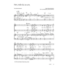 Produktbild des Artikels Herr, rede du zu uns (Noten - Download)
