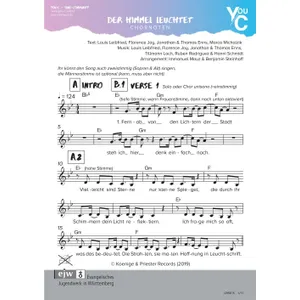 Produktbild des Artikels Der Himmel leuchtet (Noten - Download)