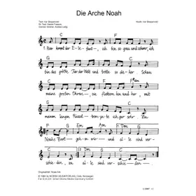 Produktbild des Artikels Die Arche Noah (Noten - Download)