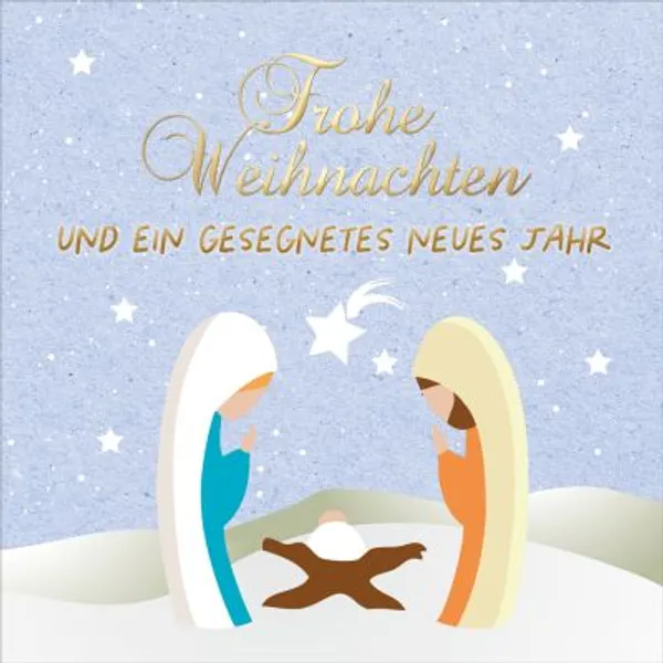 Produktbild des Artikels Faltkarte "Frohe Weihnachten" (Schreibwaren)