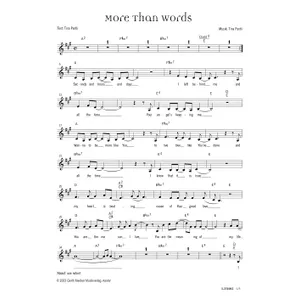 Produktbild des Artikels More Than Words (Noten - Download)
