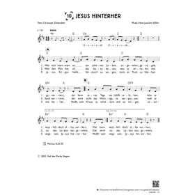 Produktbild des Artikels Jesus hinterher (einstimmig) (Noten - Download)