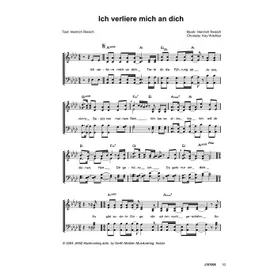 Produktbild des Artikels Ich verliere mich an dich (Noten - Download)