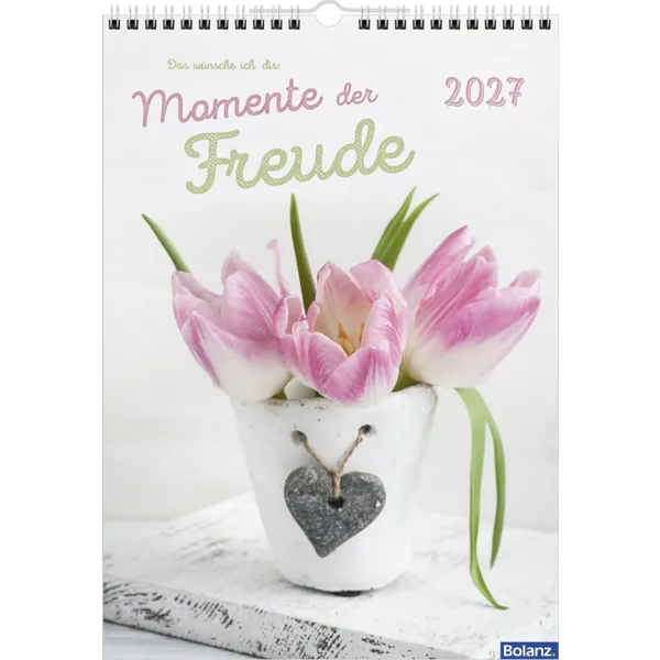 Produktbild des Artikels Momente der Freude 2027 - Posterkalender (Kalender - Spiralbindung)