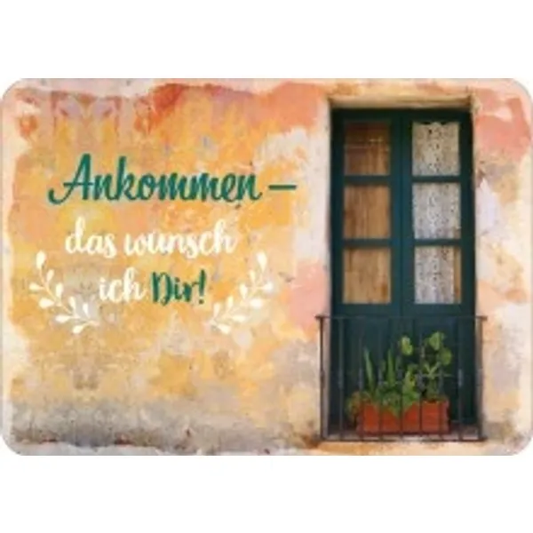 Produktbild des Artikels Postkarte - Ankommen - das wünsch ich dir! (Schreibwaren)