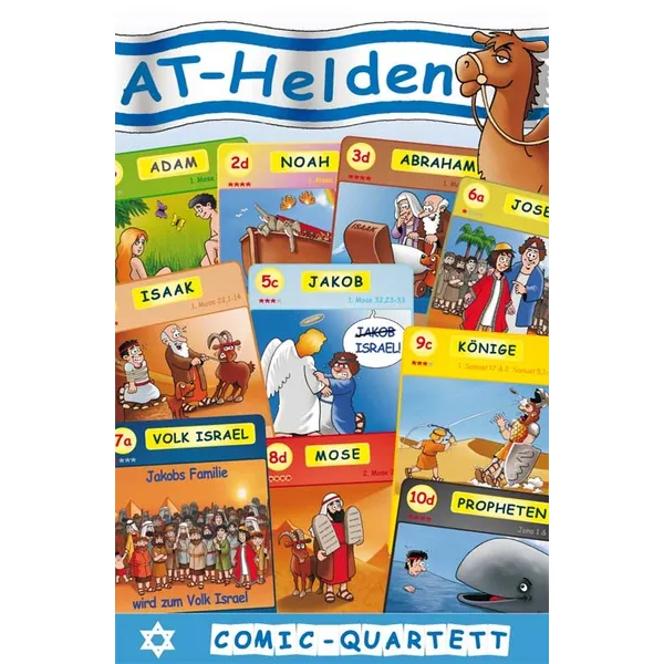 Produktbild des Artikels Comic-Quartett "AT-Helden" ()