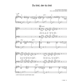 Produktbild des Artikels Du bist, der du bist (Noten - Download)