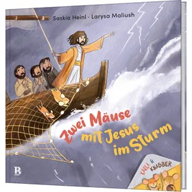 Produktbild des Artikels Zwei Mäuse mit Jesus im Sturm (Buch - Gebunden)