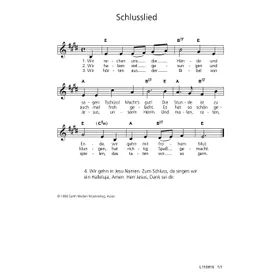 Produktbild des Artikels Schlusslied (Noten - Download)