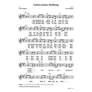 Produktbild des Artikels Geburt meiner Hoffnung (Noten - Download)