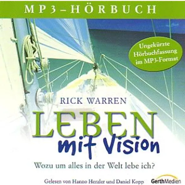 Produktbild des Artikels Leben mit Vision - Hörbuch (Hörbuch/Hörspiel - MP3-CD)