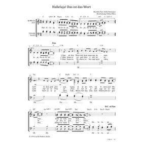 Produktbild des Artikels Halleluja! Das ist das Wort (Noten - Download)