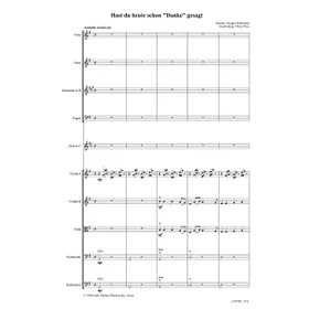 Produktbild des Artikels Hast du heute schon danke gesagt (Noten - Download)