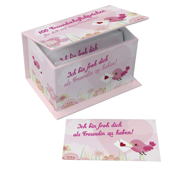 Produktbild des Artikels 100 Freundschaftskärtchen für dich und deine Freundinnen ()