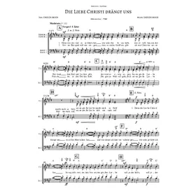 Produktbild des Artikels Die Liebe Christi drängt uns (Noten - Download)