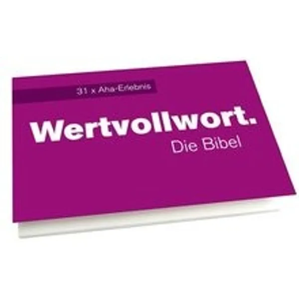 Produktbild des Artikels Wertvollwort. - Die Bibel (Schreibwaren)