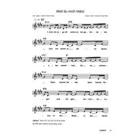 Produktbild des Artikels Weil du mich liebst (Noten - Download)