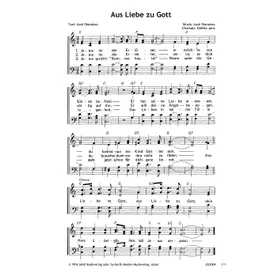 Produktbild des Artikels Aus Liebe zu Gott (Noten - Download)