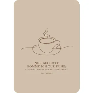 Produktbild des Artikels Postkarte "One Line - Kaffeetasse" (Schreibwaren)