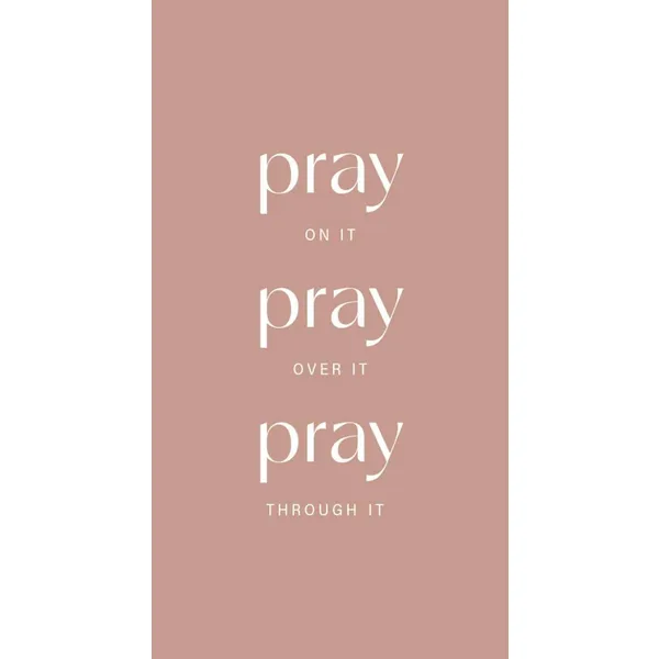 Produktbild des Artikels Metallschild: Pray on it ()