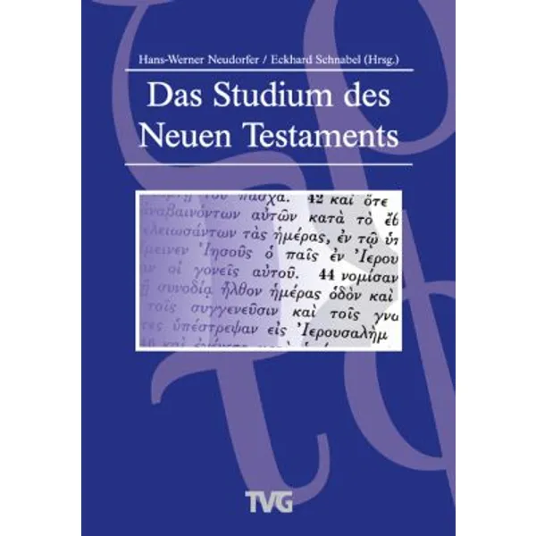 Produktbild des Artikels Das Studium des NT - einbändige Ausgabe (Buch - Paperback)