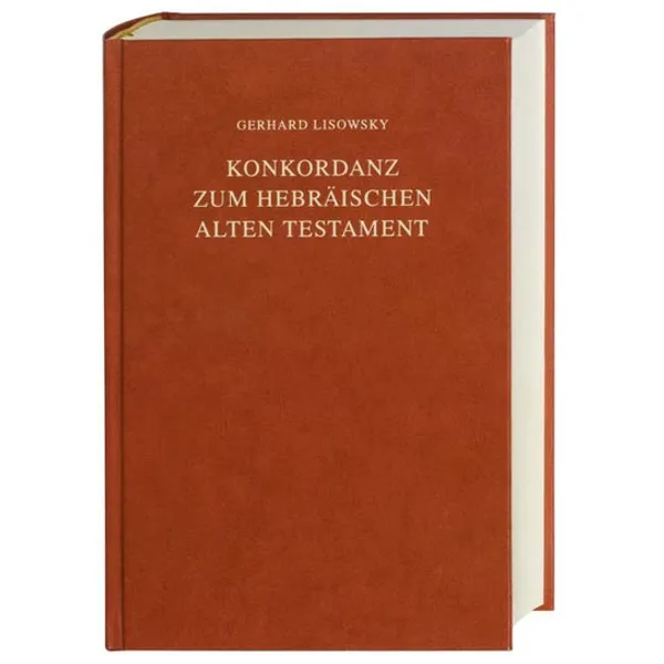 Produktbild des Artikels Konkordanz zum hebräischen Alten Testamant (Buch - Gebunden)