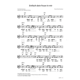 Produktbild des Artikels Entfach dein Feuer in mir (Noten - Download)