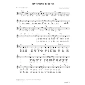 Produktbild des Artikels Ich verdanke dir so viel (Noten - Download)