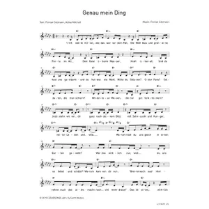 Produktbild des Artikels Genau mein Ding (Noten - Download)