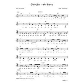 Produktbild des Artikels Gewöhn mein Herz (Noten - Download)