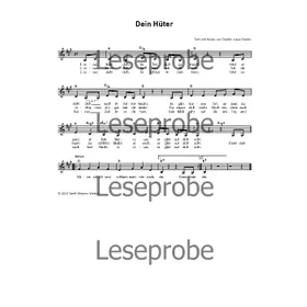 Produktbild des Artikels Dein Hüter (Noten - Download)