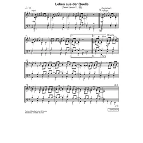 Produktbild des Artikels Leben aus der Quelle (Noten - Download)