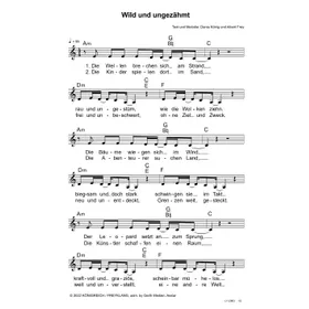 Produktbild des Artikels Wild und ungezähmt (Noten - Download)