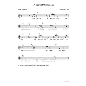 Produktbild des Artikels A Spirit Of Willingness (Noten - Download)
