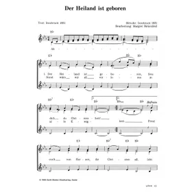 Produktbild des Artikels Der Heiland ist geboren (Noten - Download)