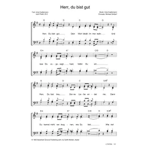 Produktbild des Artikels Herr, du bist gut (Noten - Download)