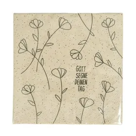 Produktbild des Artikels Servietten Öko "Gott segne Deinen Tag" ()