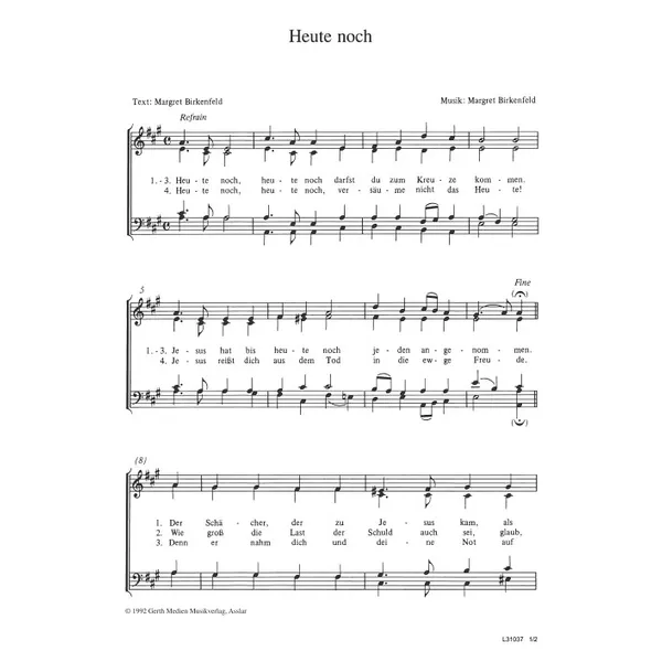 Produktbild des Artikels Heute noch (Noten - Download)