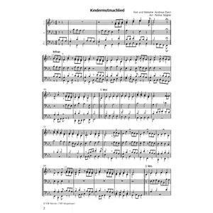 Produktbild des Artikels Kindermutmachlied (Noten - Download)