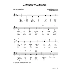 Produktbild des Artikels Jedes frohe Gotteskind (Noten - Download)
