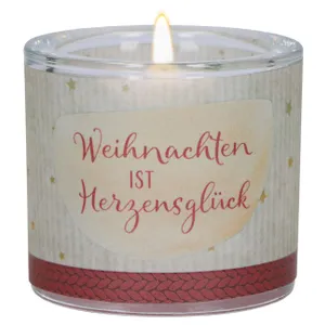 Produktbild des Artikels Windlicht LichtMomente "Weihnachten ist Herzensglück" ()