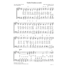 Produktbild des Artikels Tiefen Frieden so reich (Noten - Download)