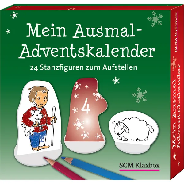 Produktbild des Artikels Mein Adventskalender zum Ausmalen ()