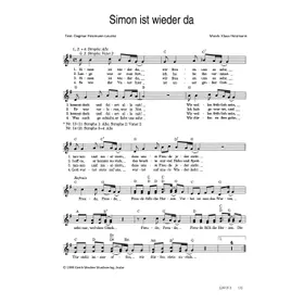 Produktbild des Artikels Simon ist wieder da (Noten - Download)