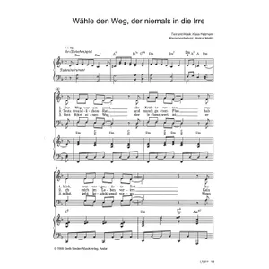 Produktbild des Artikels Wähle den Weg, der niemals in die Irre führt (Noten - Download)