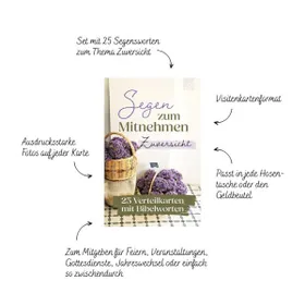 Produktbild des Artikels Zuversicht - Segen zum Mitnehmen (Schreibwaren)