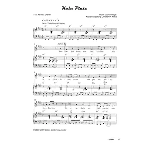 Produktbild des Artikels Kein Platz (Noten - Download)